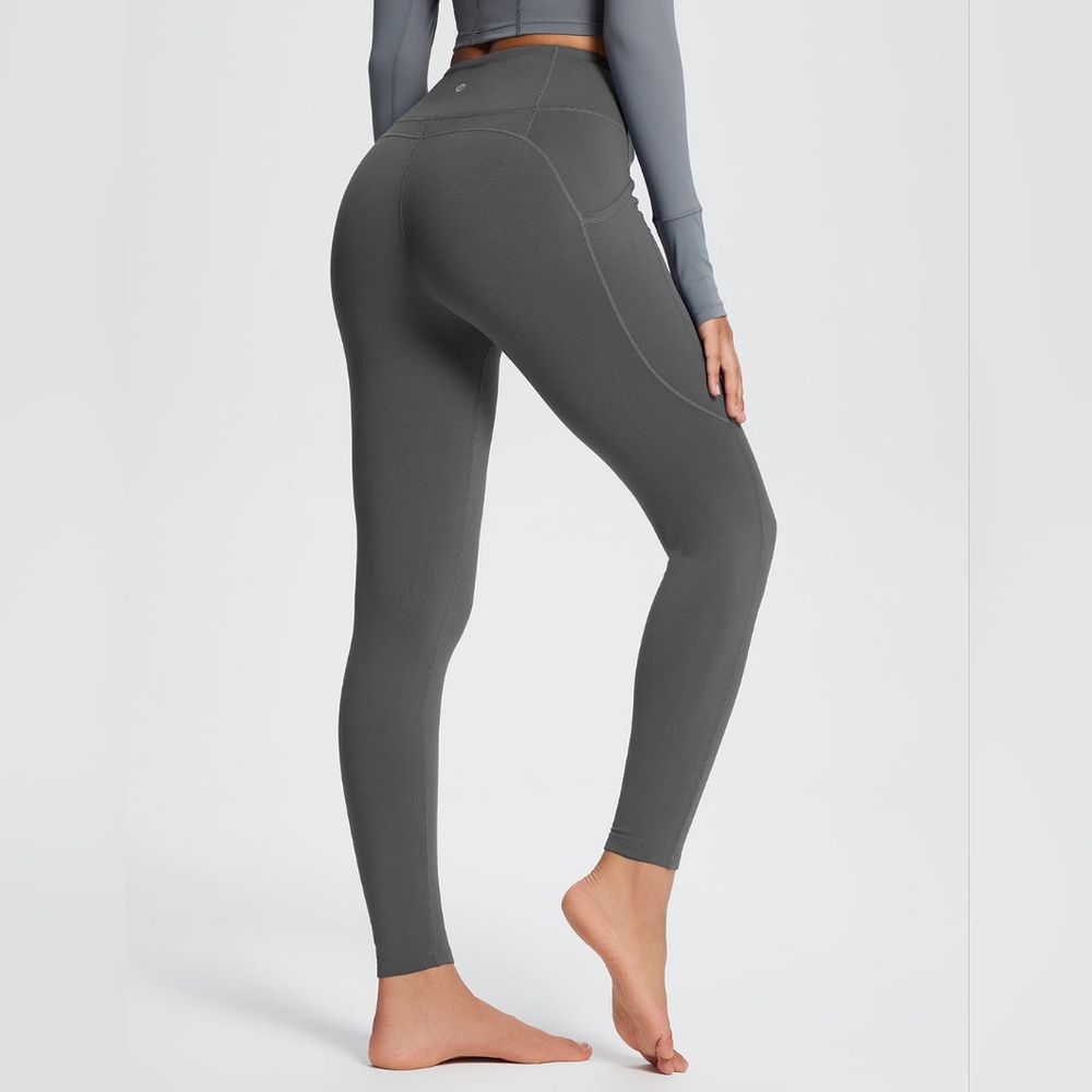 Baleaf XL Charcoal Leggings Laureate High-Rise Thermal Leggings